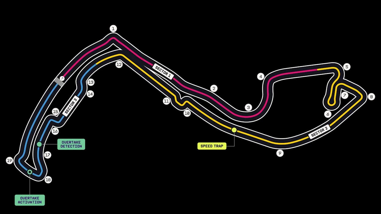 Схема трассы Circuit de Monaco