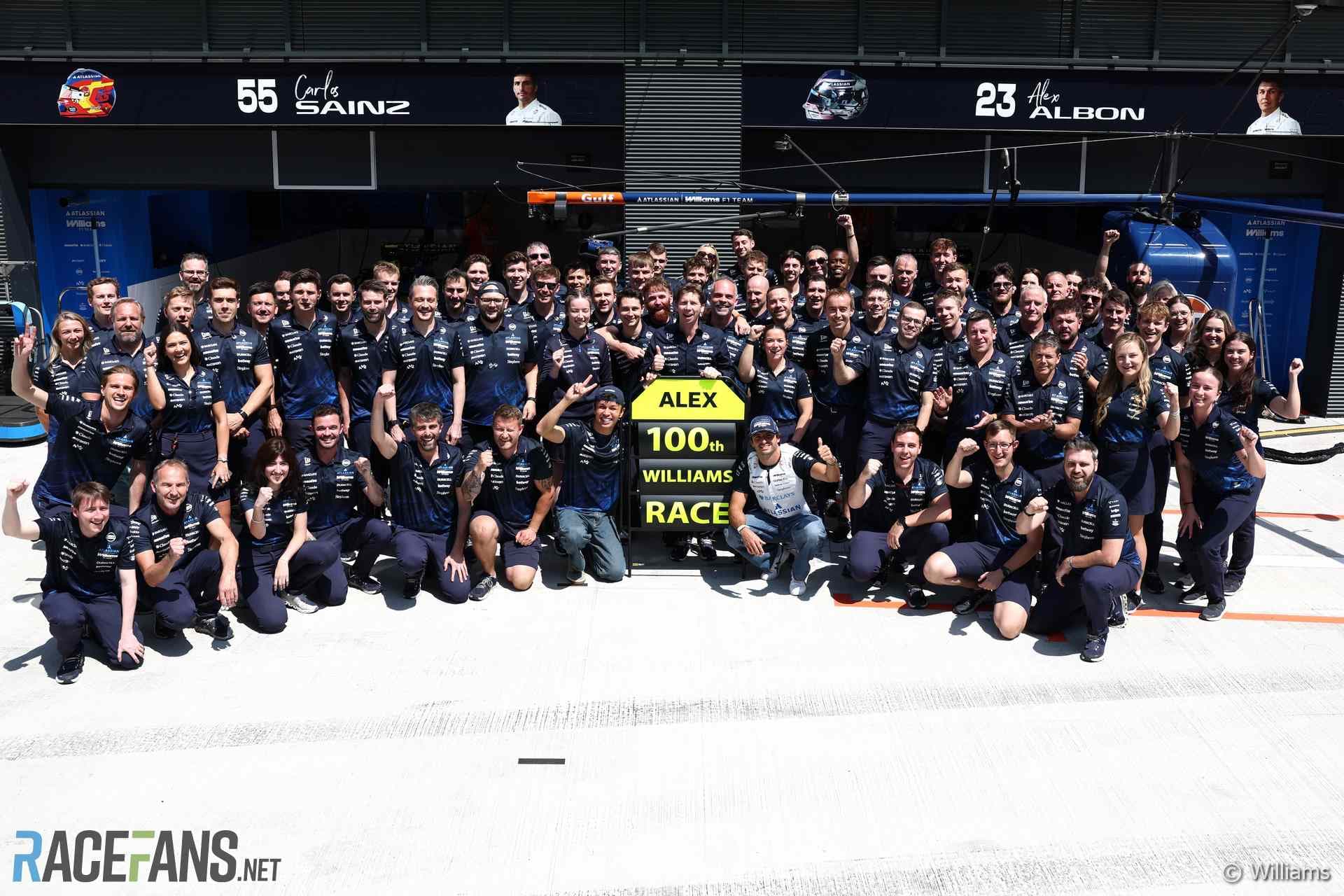 Алекс Албон отпраздновал 100-й старт за Williams