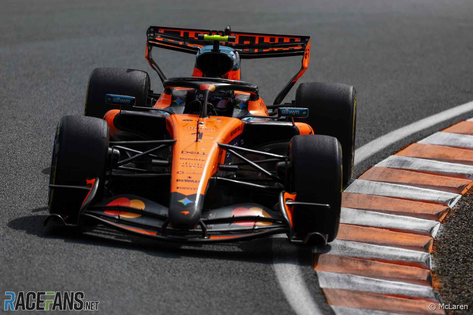 Норрис: McLaren испытывает серьёзные трудности в медленных поворотах