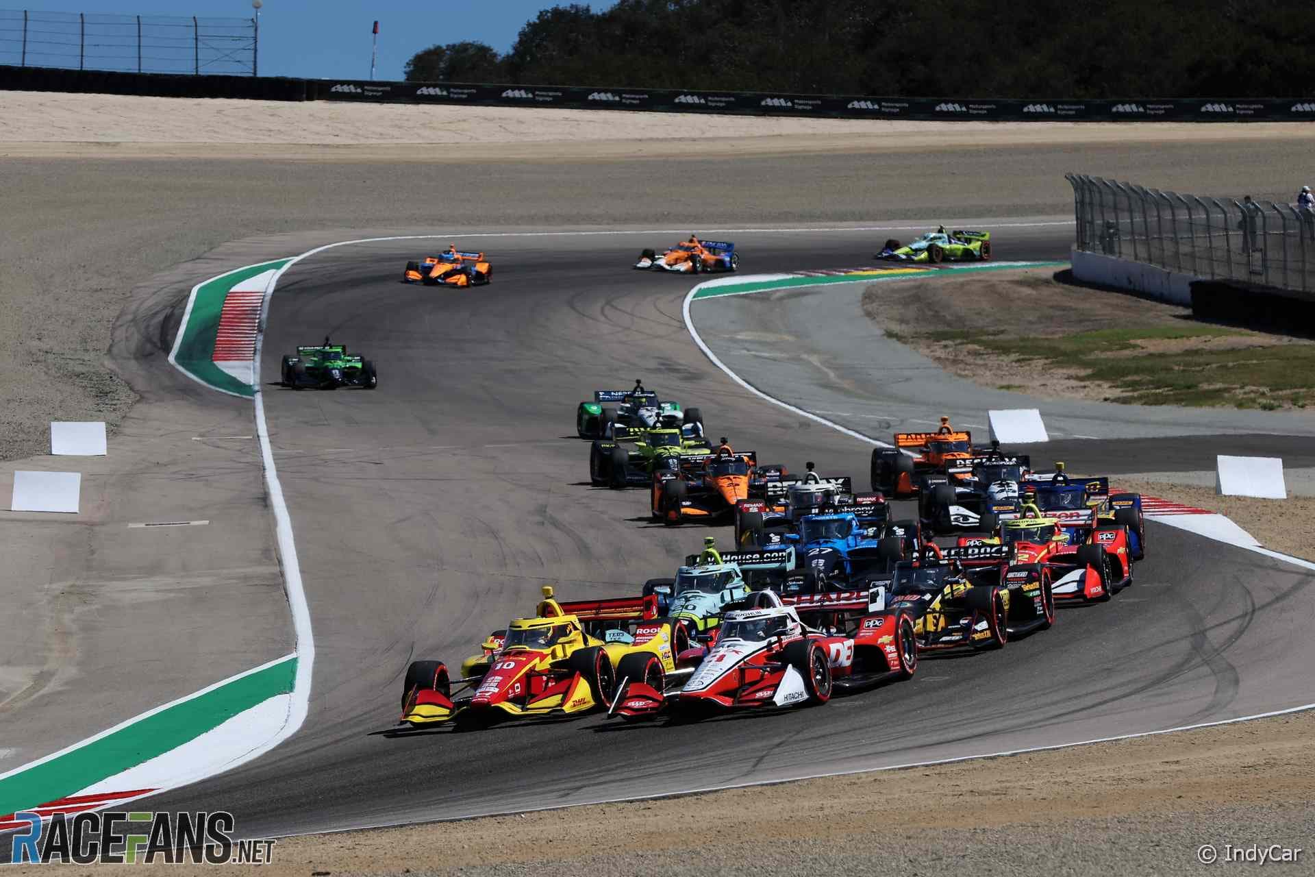 Насыщенный финал сезона IndyCar на Laguna Seca, несмотря на досрочно определённый титул